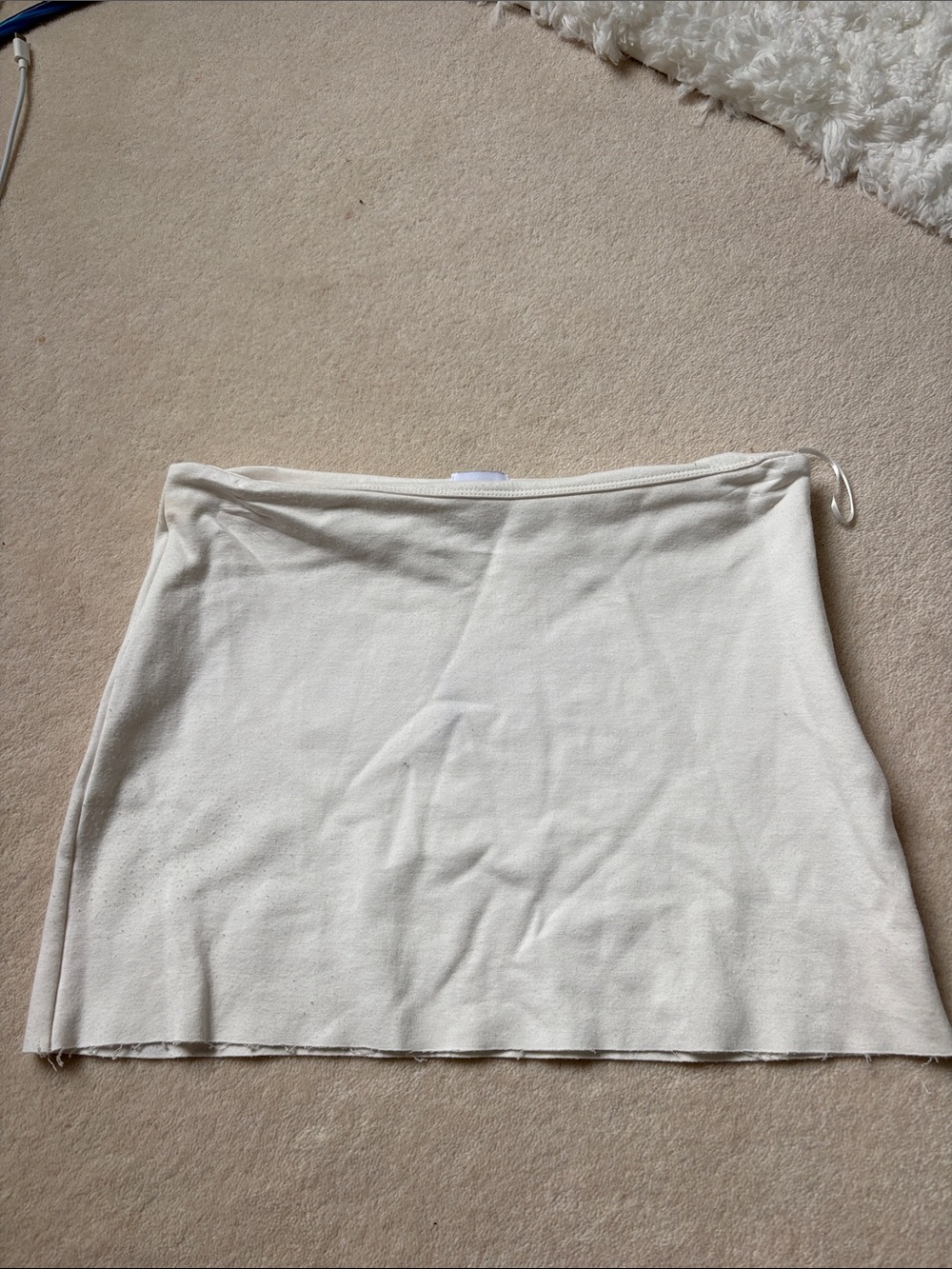 Princess Polly Cream Mini Skirt